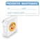 SmartSign Preventive Maintenance Labels in Dispenser Box Pack of 350 0625 x 15 Adhesive Vinyl Stickers Made in USA