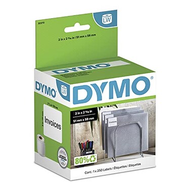 DYMO Authentic LW MultiPurpose Labels DYMO Labels for LabelWriter Printers White 2 x 2516 1 Roll of 250