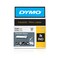 DYMO Rhino Industrial Flexible Nylon Labels 12 x 115 Black Print on White Tape