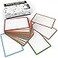 Attractivia Dry Erase Magnetic Labels 37 x 28 in Color Borders Medium Dry Erase Magnets 20Pack White Erasable WriteOn AllPurpose Labels for Office Education Home Whiteboard