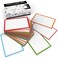 Attractivia Dry Erase Magnetic Labels 37 x 28 in Color Borders Medium Dry Erase Magnets 20Pack White Erasable WriteOn AllPurpose Labels for Office Education Home Whiteboard