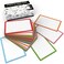 Attractivia Dry Erase Magnetic Labels 37 x 28 in Color Borders Medium Dry Erase Magnets 20Pack White Erasable WriteOn AllPurpose Labels for Office Education Home Whiteboard