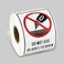 TUCO DEALS 1500 Do Not Use Blades to Open Stickers 2 x 3 inch Do Not Use Sharp Obects Labels Warning Instruction with Strong Adhesive 5 Packs of 300 Labels