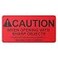 TUCO DEALS 1200 Caution Stickers 2 x 4 Inch Caution When Opening with Sharp Objects Labels Self AdhesiveShipping WarningHandle with Care Labels 4 Packs of 300 Stickers