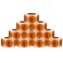 Aleplay 15 Inch USE First Stickers Food Service Inventory Control Labels Trilingual Product Labels Orange 500 Stickers Per Roll 10 Rolls