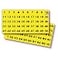 iSYFIX Yellow Consecutive Number Stickers 1 to 100 1inch 1 Set Vinyl Self Adhesive Premium Decal Ideal for Inventory Storage Organizing Boxes Bins Toolbox Lockers More IndoorOutdoor