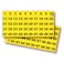 iSYFIX Yellow Consecutive Number Stickers 1 to 100 1inch 1 Set Vinyl Self Adhesive Premium Decal Ideal for Inventory Storage Organizing Boxes Bins Toolbox Lockers More IndoorOutdoor