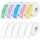 Gersoniel 1600 Pcs Label Tapes 12x40mm Compatible with D30 Label Printer Laminated Labeling Stickers Thermal Labels for Home Office