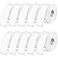 Gersoniel 1600 Pcs Label Tapes 12x40mm Compatible with D30 Label Printer Laminated Labeling Stickers Thermal Labels for Home Office