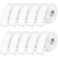Gersoniel 1600 Pcs Label Tapes 12x40mm Compatible with D30 Label Printer Laminated Labeling Stickers Thermal Labels for Home Office
