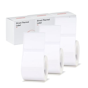 Haihaixiong B21 Label of 3 Rolls White 40x30mm for NIIMBOT B1 B21 B3S Label Maker WaterproofSelfAdhesive Label Paper Office and Home Labeling Tape Replacement