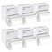 Haihaixiong White Label Paper 6 Rolls 50x30mm Compatible for NIIMBOT B1 B21 B3S Waterproof SelfAdhesive Office Home Labeling Tape Replacement