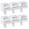 Haihaixiong White Label Paper 6 Rolls 50x30mm Compatible for NIIMBOT B1 B21 B3S Waterproof SelfAdhesive Office Home Labeling Tape Replacement