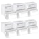 Haihaixiong White Label Paper 6 Rolls 50x30mm Compatible for NIIMBOT B1 B21 B3S Waterproof SelfAdhesive Office Home Labeling Tape Replacement
