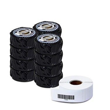 OfficeSmartLabels 34 x 212 inch Barcode Labels Compatible with 1738595 12 Rolls 450 Labels Per Roll