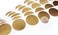 My Scratch Offs 15 Inch Gold Round Stickers 500 Pack ScratchOff Labels
