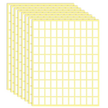 Sliverdew White Labels Stickers 3300 Pack Small 05 x 075 Removable Blank Labels for School Office Kitchen 110 Labels per Sheet Paper Rectangular 3300pcs