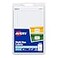 Avery 5450 Removable Print or Write Labels 3 x 5 White Pack of 40