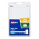 Avery 5450 Removable Print or Write Labels 3 x 5 White Pack of 40