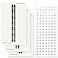 Gersoniel Breaker Panel Labels Electrical Electric Box Sticker Number Directory Load Center Adhesive Waterproof Reusable