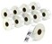 BETCKEY Compatible DYMO 30332 1 x 1 Square Multipurpose Labels Compatible with DYMO Labelwriter 450 4XL Zebra Desktop Printers 10 Rolls7500 Labels