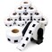 Aegis Adhesives Replacement for Brother DK1221 12 Rolls 12000 Total 09 Square Direct Thermal Barcode Price Labels with Reusable Frame Compatible with QL Printers QL800 QL810W QL820NWB