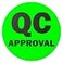 OfficeSmartLabels QC Approval Stickers 1 Inch Round Circle in Bright Neon Green QC Approval Labels for Quality Control Production Line Warehouse Inventory Management Inspection Stickers 300 Labels per