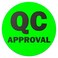 OfficeSmartLabels QC Approval Stickers 1 Inch Round Circle in Bright Neon Green QC Approval Labels for Quality Control Production Line Warehouse Inventory Management Inspection Stickers 300 Labels per