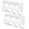 INeedIt NIIMBOT D11 D110 D101 Label Tapes 6 Rolls Adapted D11 Label Print Paper D110 Thermal Sticker Paper 047x 157 Waterproof Self Adhesive Labeling TapeWhite