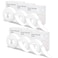 INeedIt NIIMBOT D11 D110 D101 Label Tapes 6 Rolls Adapted D11 Label Print Paper D110 Thermal Sticker Paper 047x 157 Waterproof Self Adhesive Labeling TapeWhite