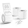 NIIMBOT 3 Rolls Set Label for B1B21B3S Label Printer 157 x 118 4030 mm Waterproof Thermal Labels for Mason JarPantry Kitchen Organization White