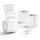 NIIMBOT 3 Rolls Set Label for B1B21B3S Label Printer 157 x 118 4030 mm Waterproof Thermal Labels for Mason JarPantry Kitchen Organization White