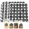 LOPURO Spice Labels 432Pcs Spice Labels Stickers 14in Waterproof Adhesive Round Preprinted Spice with Blank Label Black Tear Resistant Sticker for Kitchen Jars Caps Food Containers Spice Organizers