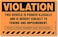 SmartSign 50Pack 5 x 8 Violation Vehicle Illegally Parked Subject to TowingImpoundment Parking Stickers with Permanent Adhesive 45 mil Paper Fluorescent OrangeBlack