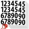 TRYXN 400 PCS Number Stickers 2 Waterproof Mailbox Number Label Consecutive Numbers 09 SelfAdhesive and ResidueFree Ideal for Mailboxes Storage Boxes Organizers Cabinets and More