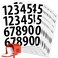TRYXN 400 PCS Number Stickers 2 Waterproof Mailbox Number Label Consecutive Numbers 09 SelfAdhesive and ResidueFree Ideal for Mailboxes Storage Boxes Organizers Cabinets and More