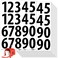TRYXN 400 PCS Number Stickers 2 Waterproof Mailbox Number Label Consecutive Numbers 09 SelfAdhesive and ResidueFree Ideal for Mailboxes Storage Boxes Organizers Cabinets and More