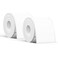 SUPVAN T50M Series Label Maker Tape 2 Rolls 196 314 50mm 80mm 100 LabelsRoll Genuine Laminated Thermal Label Tape Waterproof Oilproof Highly Adhesive Auto Detect Labels Black on White