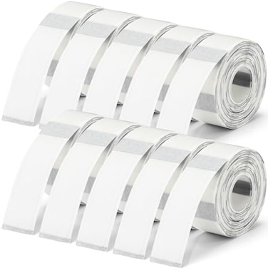 Gersoniel 1600 Pcs Label Tapes Compatible with D30 Label Printer Laminated Labeling Stickers Thermal Labels for Home Office