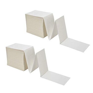 9527 Product Fanfold 4 x 6 Direct Thermal Labels White Perforated Shipping Labels2 StackTotal 2000 Labels