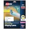 Avery PrinttotheEdge Printable Shipping Labels 2 x 375 Matte White Sure Feed Technology Laser Inkjet Compatible 200 Blank Labels Great for Mailing Branding and More 6873