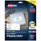 Avery Shipping Labels Sure Feed and Easy Peel Technology Glossy White Labels 2 x 4 Permanent Adhesive LaserInkjet 100 Total 6527
