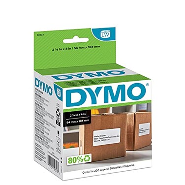 DYMO Authentic LW Shipping Labels DYMO Labels for LabelWriter Label Printers 218 x 4 1 Roll of 220