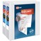 Avery Heavy Duty View 3 Ring Binder 4 One Touch Slant Ring Holds 85 x 11 Paper 2 White Binders 79875