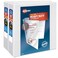 Avery Heavy Duty View 3 Ring Binder 4 One Touch Slant Ring Holds 85 x 11 Paper 2 White Binders 79875
