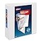 Avery HeavyDuty View 3 Ring Binder 3 One Touch Slant Rings White Perfect Trading Card Binder 79793