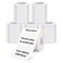 BrokSilent Thermal Labels Maker Tapes for B21B3SB1 Printer191 X 118 50 X 30mm 230 LabelsRollMultiPurpose Adhesive Labels Sticker Paper for Home Office Small Business Address School6 Rolls White