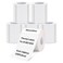 BrokSilent Thermal Labels Maker Tapes for B21B3SB1 Printer191 X 118 50 X 30mm 230 LabelsRollMultiPurpose Adhesive Labels Sticker Paper for Home Office Small Business Address School6 Rolls White