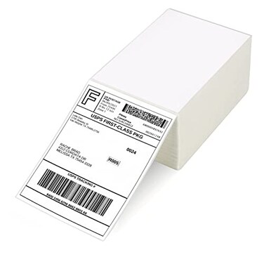 MPRT 4x6 Direct Thermal Shipping Labels Pack of 500 Fanfold Perforated Compatible With Zebra Rollo MUNBYN iDRPT Printers