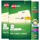 Avery File Folder Labels with TrueBlock Technology Permanent Adhesive 23 x 3716 LaserInkjet 2Pack 1500 Labels Total 38366